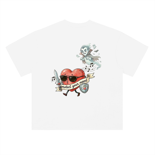 Heavyweight Drop Shoulder Cotton T-Shirt