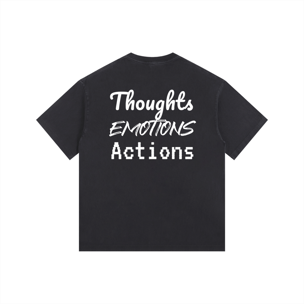 Vintage Washed Oversized Cotton T-Shirt