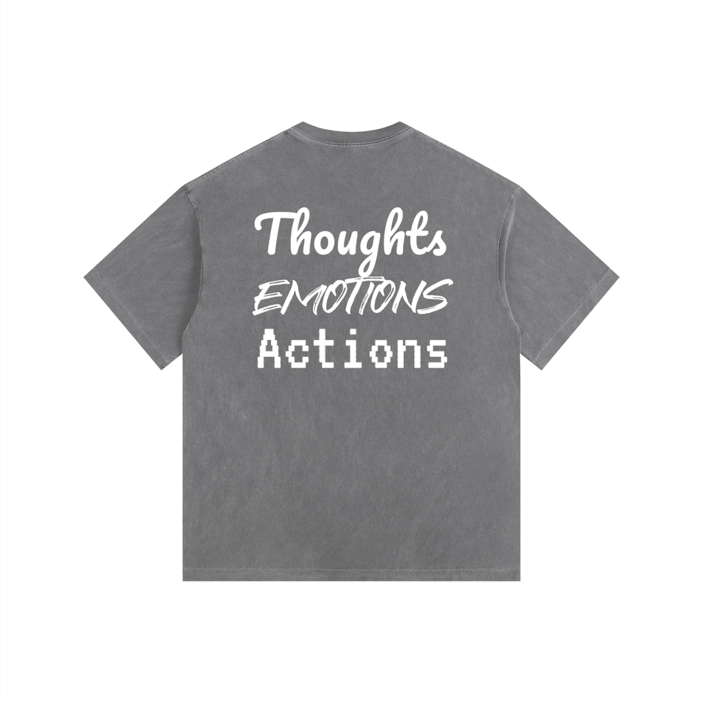Vintage Washed Oversized Cotton T-Shirt